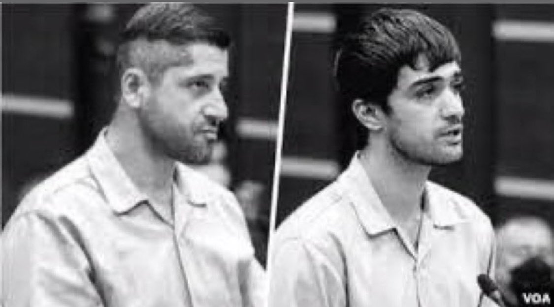 DjirSarai's tweet photo. Die Verbrechen des Regimes gehen weiter. Die Islamische Republik exekutiert #MohammadMehdiKarami (22) und #SeyyedMohammadHosseini (39). Wann handelt endlich die EU? Wann werden endlich die Revolutionsgarden auf die Terrorliste der EU gesetzt? #IranRevoIution https://t.co/8aQ4J95aIN