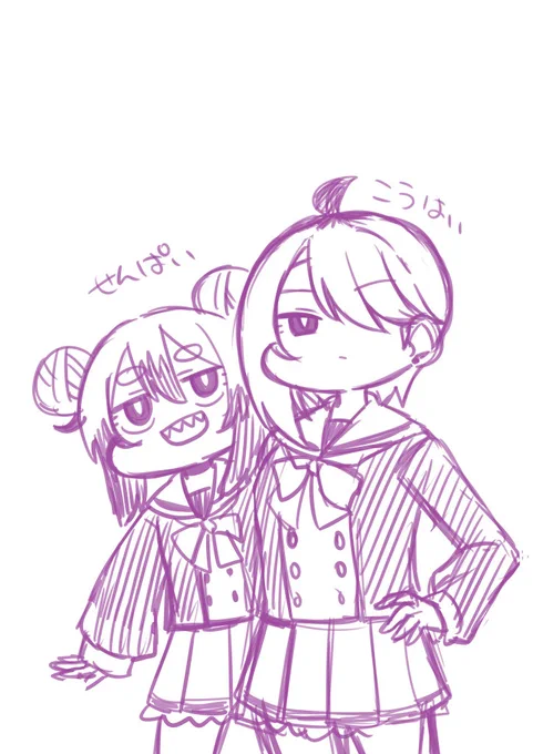 オリキャラ描くの楽しいこのキャラ使って映画のマンガとか描きたいね 
