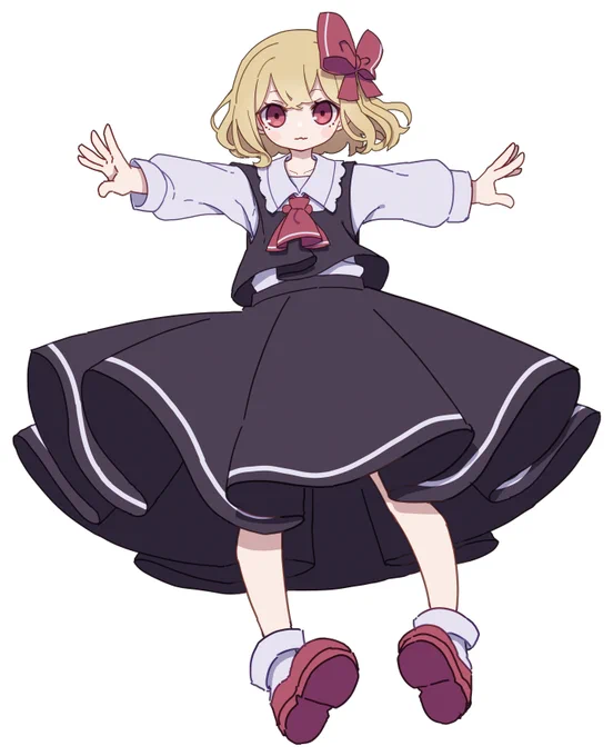 #深夜の真剣お絵描き60分一本勝負 #毎月七日はルーミアの日 