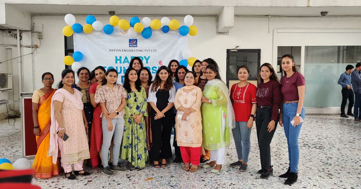 GroupPatvin's tweet photo. Some glimpses from the wonderful celebration of Founders' Day 2023 at Patvin House!
We sincerely appreciate the efforts & hardwork of each person who is a part of #teampatvin🎉✨
#foundersday #Patvinengineering #gettogether #officecelebration #funworkplace #officefam https://t.co/eppGj0q4oy