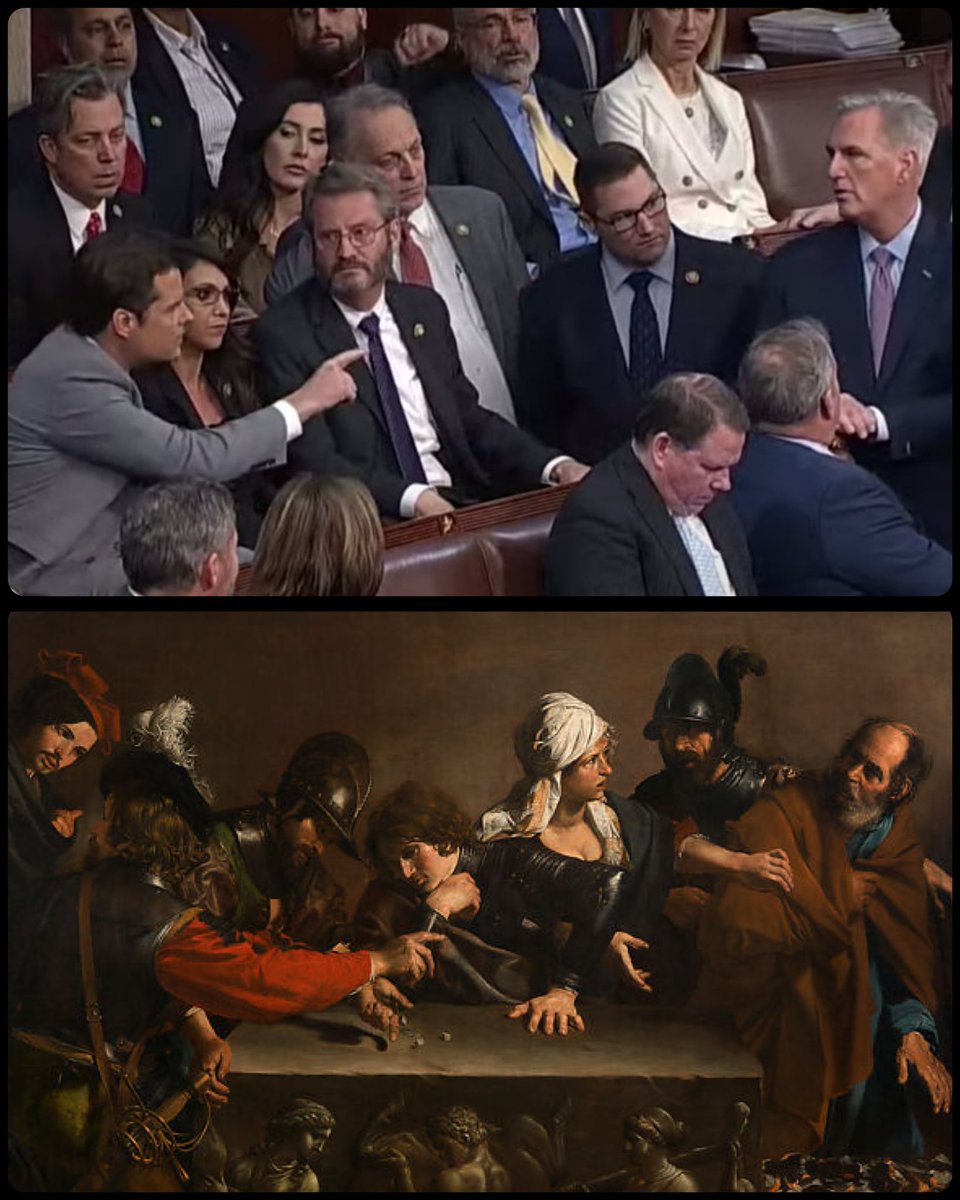 Denial of Saint Peter, by Valentin de Boulogne, 1615-17