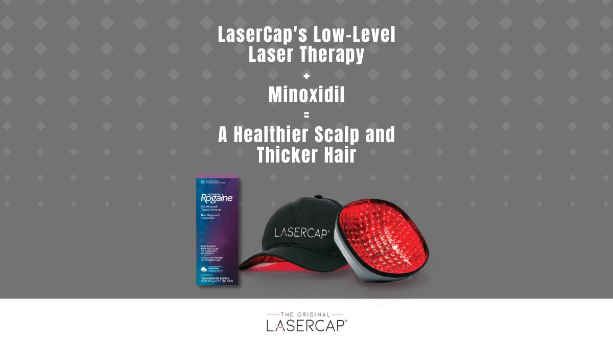 LasercapCompany's tweet photo. Minoxidil is a topical treatment for hair loss; it’s the primary ingredient in Rogaine. LaserCap accelerates the effects of minoxidil as they both improve blood flow to the scalp to encourage hair growth. LaserCap also encourages cellular respiration.

https://t.co/MMXqRs14Zo https://t.co/LbTBhPBz9Y