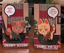 ShimmerJun's tweet photo. @lanimani I really like your previous two pin design about hannibal. 😭😭😭 https://t.co/TqZ7ylQ7fs