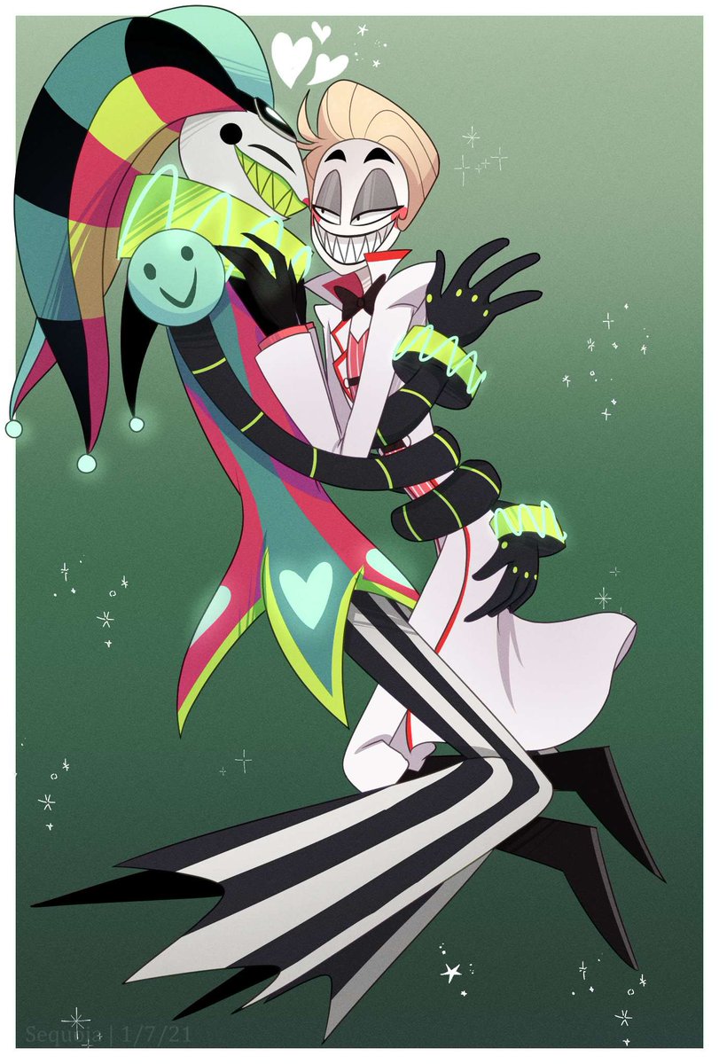 MultiPsychoElit's tweet photo. A #ychcommission I got exactly two years ago today from @/starlightseq <3 also it's a YCH I went halvies on with my Bestie Dev :3 #AppleFizz #HelluvaBoss #HelluvaBossRoboFizz #HazbinHotel #HazbinHotelLucifer.

Thank you Again @starlightseq for this cute #YCH 2 Years Ago :D https://t.co/xQLgHUrAzx