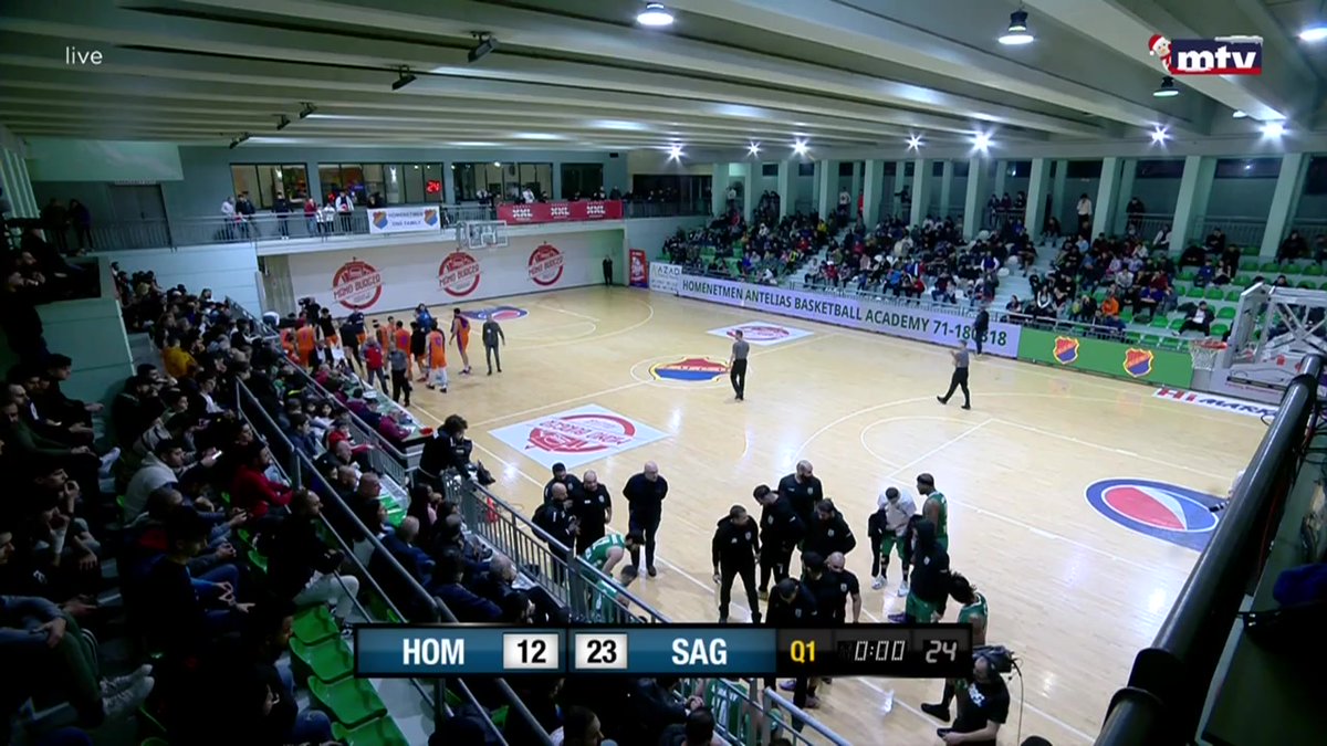 mtvlebsports's tweet photo. End of Q1 - #Homenetmen 12-23 @SagesseClubOfcl #HomSag #mtvbasket #mtvsports https://t.co/Lx8rU1PslK