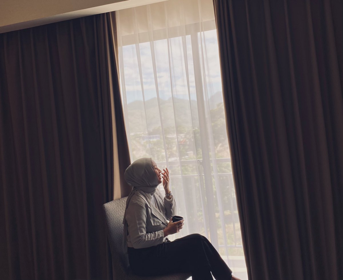 The picture was taken While I'am enjoying my view, 
I mean, yes, 
My wife is my best View 😂