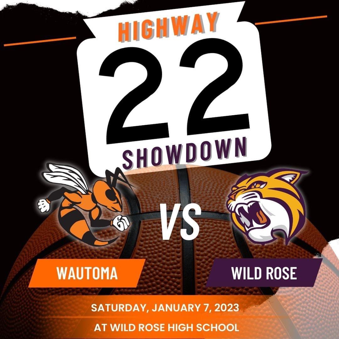 WautomaGBB's tweet photo. 🚨 𝐆𝐀𝐌𝐄𝐃𝐀𝐘 🚨
Highway 22 Showdown! 

A day filled with basketball! Youth games begin at 9, for boys and girls, followed by the Varsity games tonight! 

🆚 Wild Rose
🕑 6:00PM
📍 Wild Rose High School 

#SwarmTogether https://t.co/w0k49gdE9z