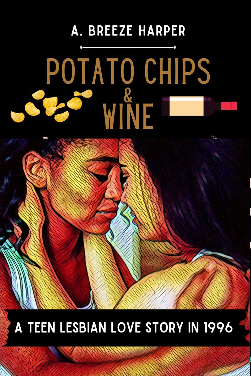 A new novel I'll be releasing this year. A queer young adult #novel for the 1990s kid. Though it's YA fiction, it's written for #GenX adults who didn't have books like these as youths in the USA. 
Learn more here abreezeharper.com/potatochipswine
#queer #fiction #lesbian #black