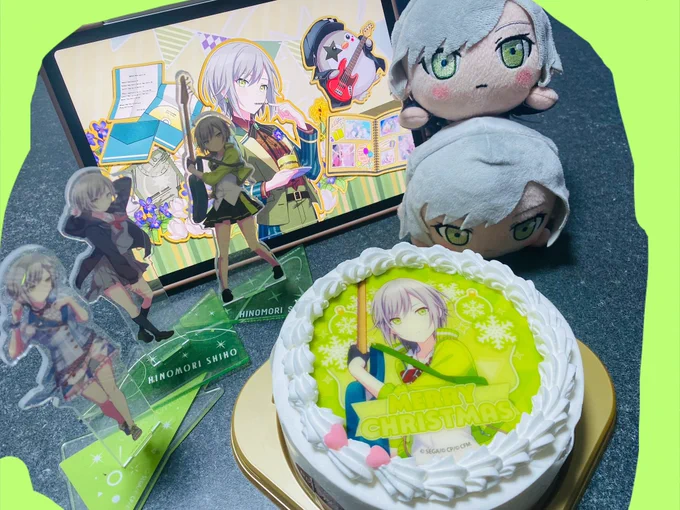 日野森志歩誕生祭!!!!!!(ケーキがメリクリなのは金欠だから) 