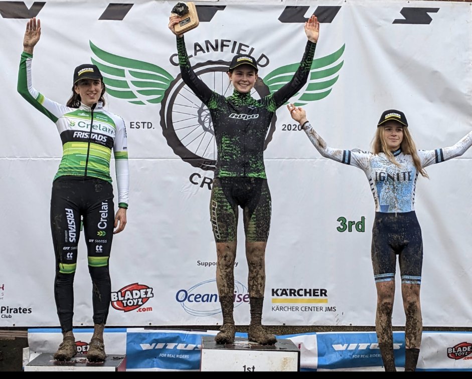 BCSouthRegion's tweet photo. Ella Maclean-Howell Hope Factory Racing wins the @UCI Elite Women's race @clanfield 👏👏👏 https://t.co/sOF35HclLP