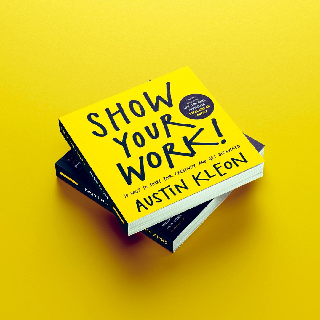 austinkleon's tweet photo. It delights me that this book has its 10 year anniversary next year and people are reading it now more than ever. 

My guide to building an audience while you’re getting good at something: 

https://t.co/8ysugMx8ZR https://t.co/8zGsvPeSCs