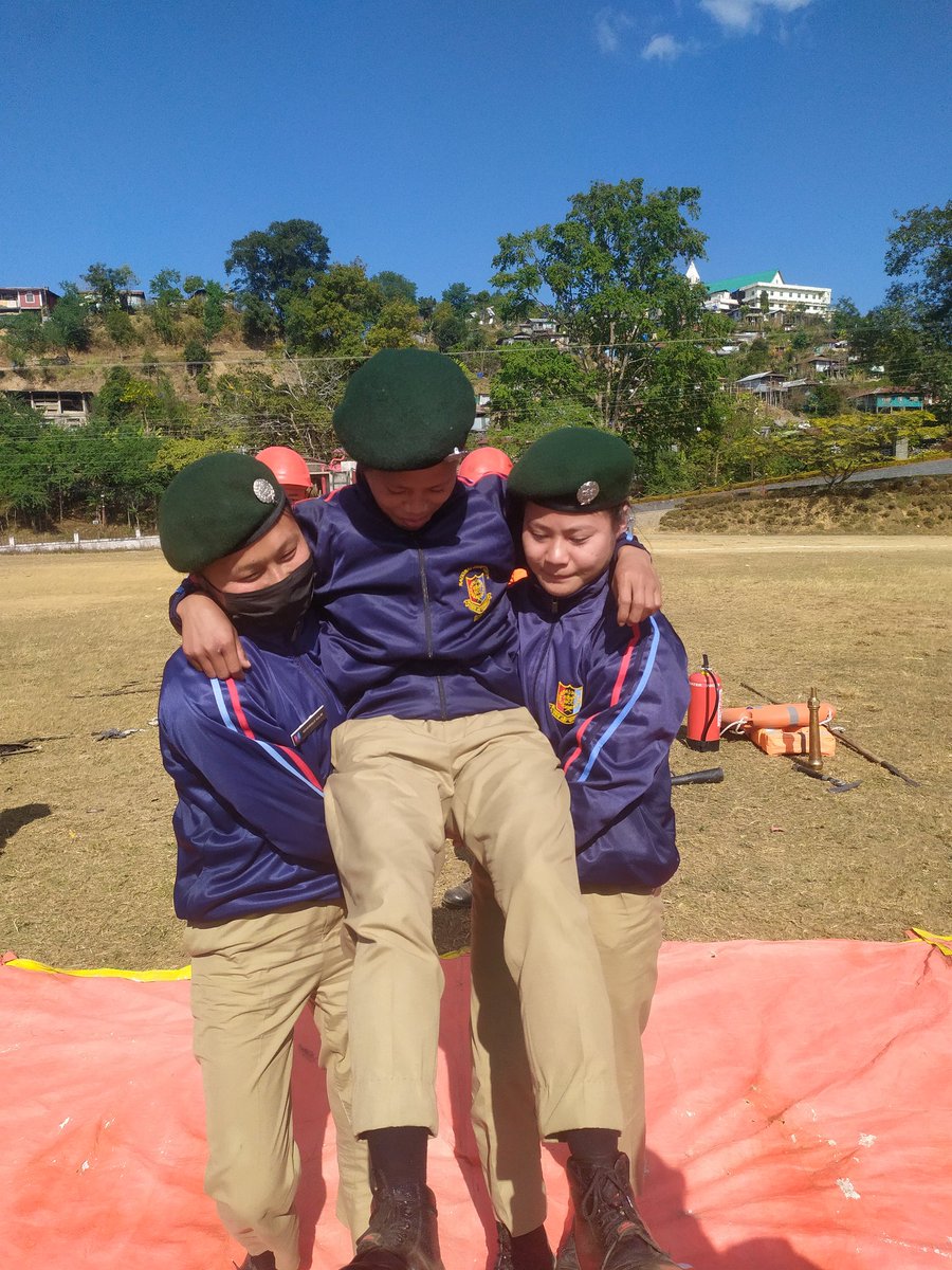 ChonglungS's tweet photo. Displaying Mock drill at NCC camping at FAC Mokokchung Nagaland
#we_serve_to_save https://t.co/Pr5ZRaKGcG