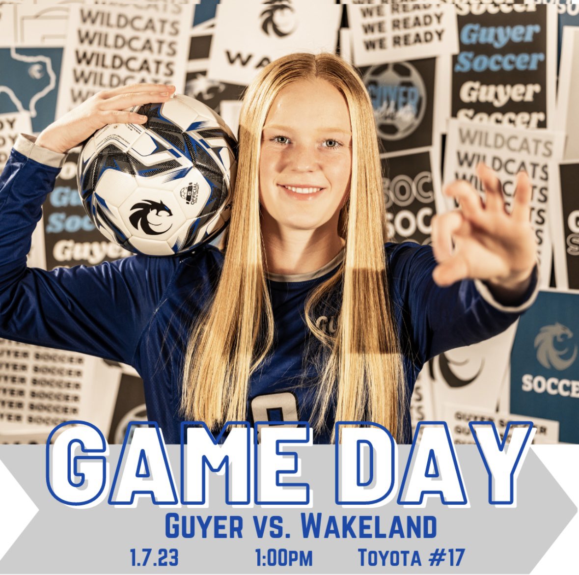 We’re back in Frisco for the final GAME DAY of the tournament! It’s a beautiful day for some Guyer Soccer