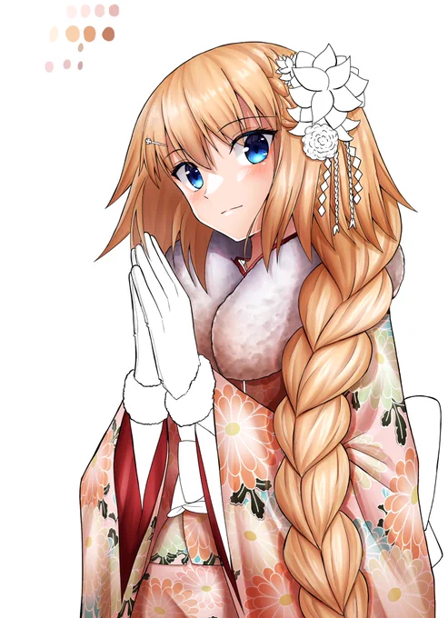 配信でここまで描いた 