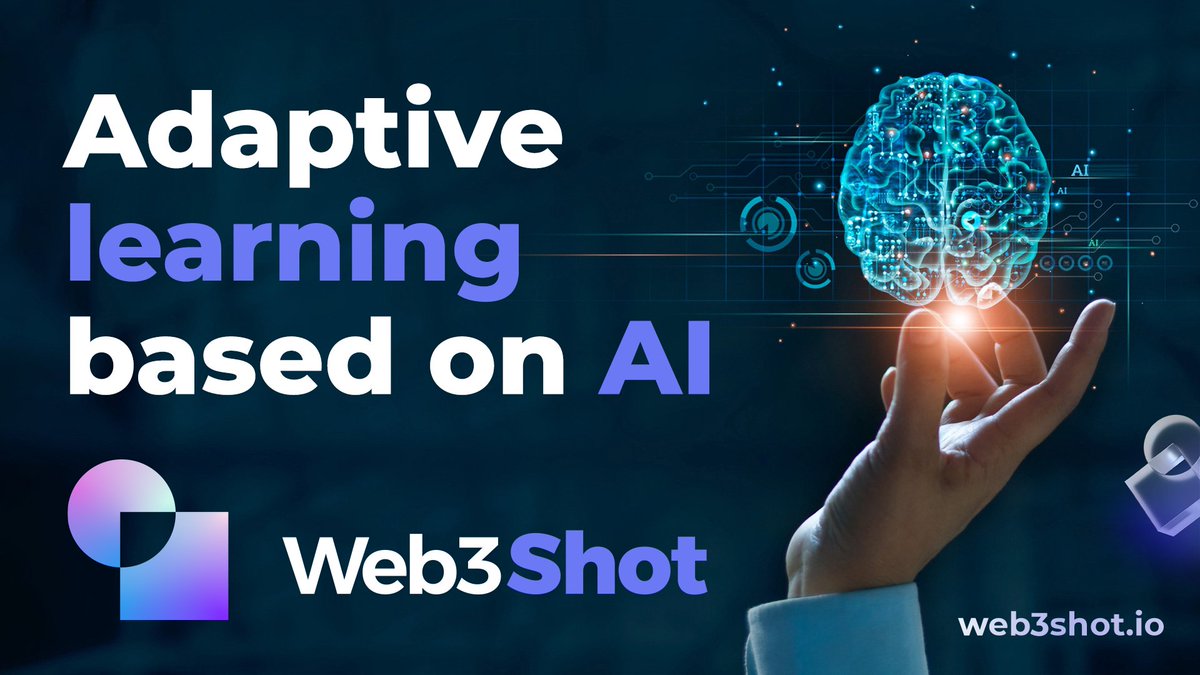 ❄️AI Enhanced Learning❄️

One of the most exciting ways for #Web3Shot is utilizing adaptive learning based on AI and machine learning.

$W3S #WEB3 #LearnToEarn