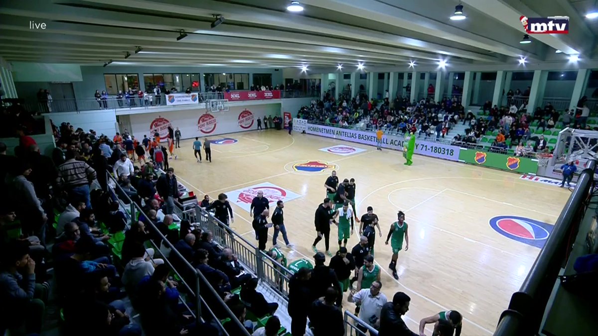 mtvlebsports's tweet photo. End of Q2 - #Homenetmen 27-43 @SagesseClubOfcl #HomSag #mtvbasket #mtvsports https://t.co/5QSOu5WE0t