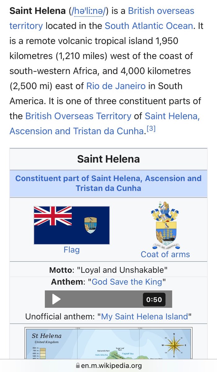 FallBack_TL's tweet image. One Cetshwayo born on St Helena Island, “discovered” by the Portuguese.