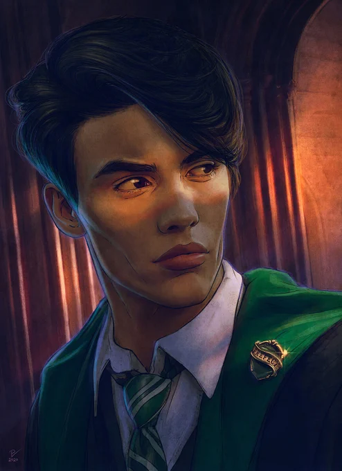 14. Harry ve las memorias de Tom Riddle a través del diario. 