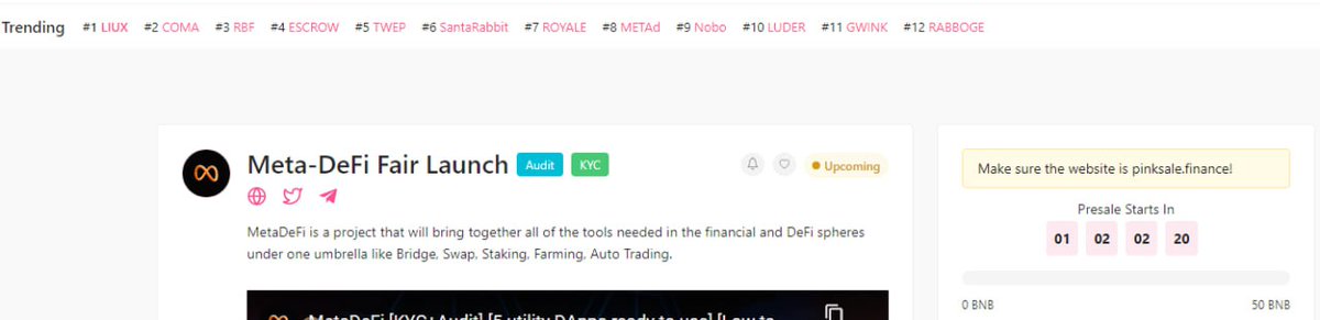 MetaDeFi tweet media