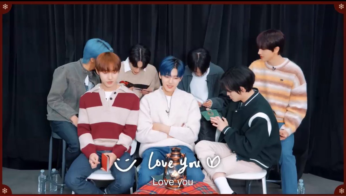 NCT_subtitles's tweet photo. (Love you)
   
[🎄Christmas Message from 7DREAM📮]
  #NCTDREAM_Candy #マーク #ロンジュン #ジェノ #ヘチャン #ジェミン #チョンロ #チソン https://t.co/lcngLWvXhu
