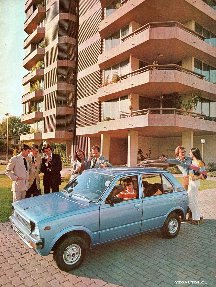 VeoAutos's tweet photo. Suzuki Fronte SS40 Publicidad Chile 1980. 543 cc, 29 HP, 42 NM, Transmisión Manual 4 velocidades, tracción delantera, 120 Km/h @RiveraNotario Vespucio Fco de Aguirre
+Info ➤https://t.co/gbu4WiD3Zr
#suzukifronte #frontess40 #suzukialto @SuzukiChile_ @addict_car @thecarfactoids https://t.co/vTw0UOcwVA