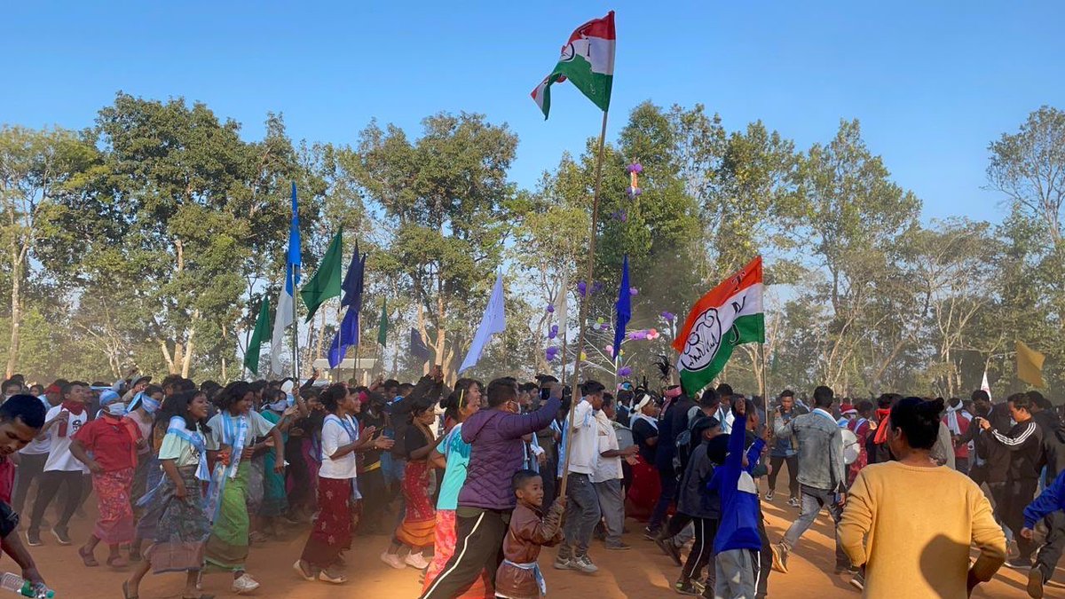 mukulsangma's tweet photo. The Songkristian celebration at Chiading , East Garo Hills,where multitudes of faithfuls gave glory to God, truly brightened up my day.
It was wonderful to rejoice together with my beloved people &amp; celebrate our sacred culture &amp; uphold unique traditions   @AITCofficial https://t.co/KetILlQCwT