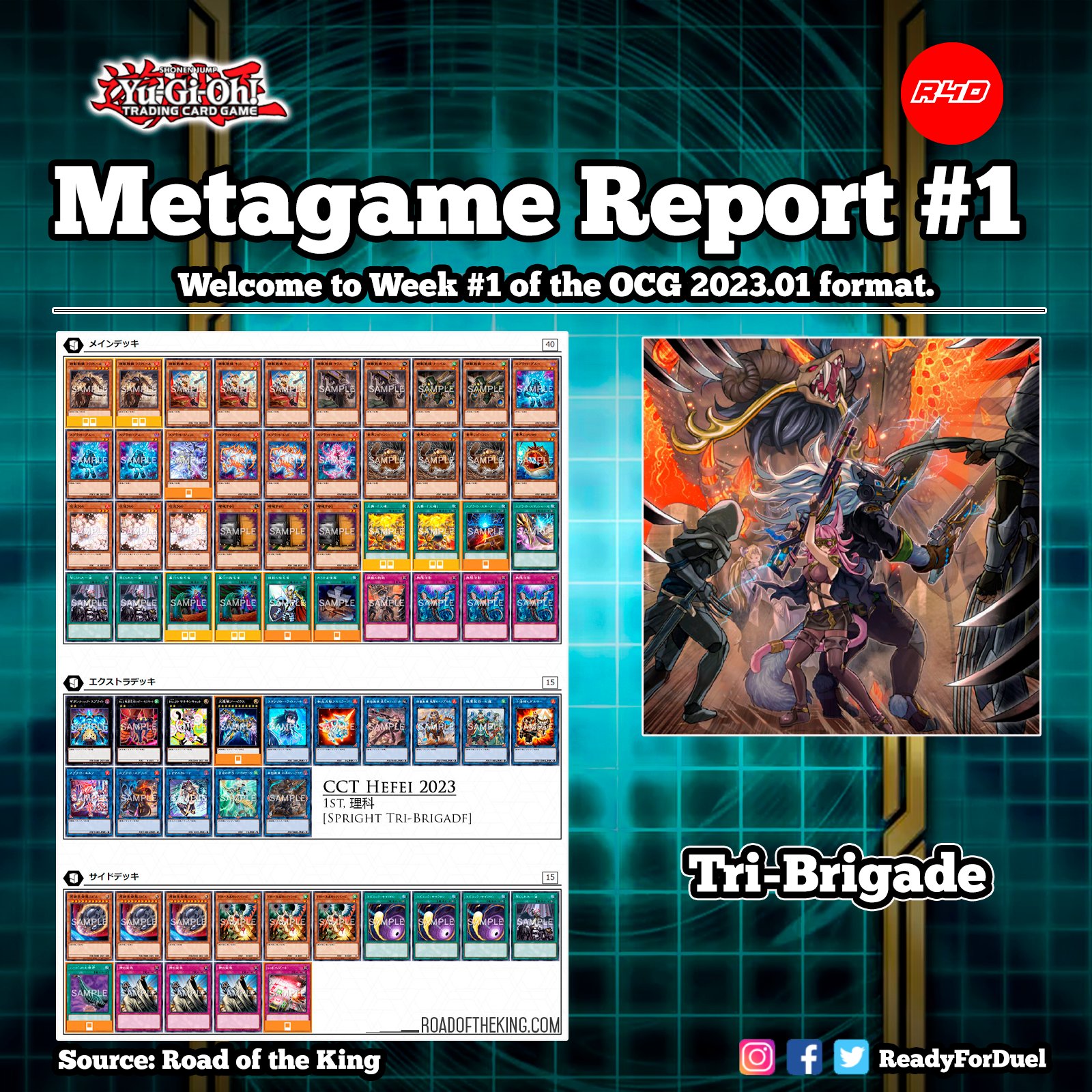 ReadyForDuel on X: OCG 2023.10 Metagame Report #1, #2   #遊戯王 #TCG #YuGiOh #MasterDuel   / X