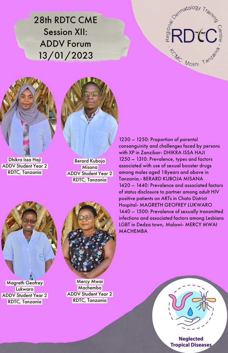 RDTCTZ's tweet photo. And on the final day of the CME we have a student forum where we hear our students and students elsewhere share their experiences in not only clinical practices but also research. #webelieveinupcomingscientists https://t.co/IH1B7rtRIr