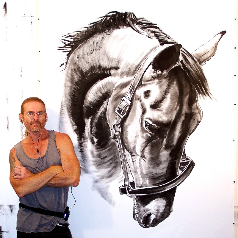 "Curvy" 76 x 56 inch ink and acrylic on canvas.
#art #drawings