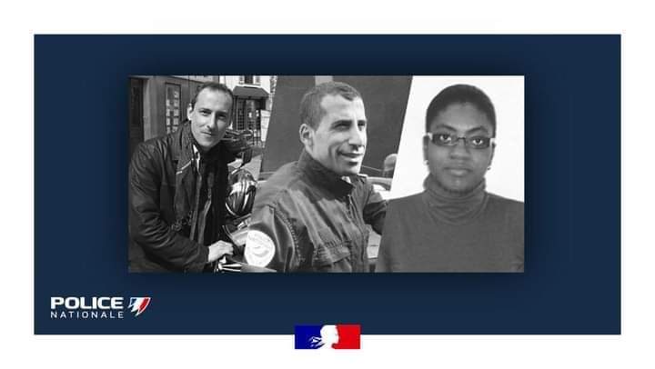 🙏 N'OUBLIONS JAMAIS

🙏 Pensée particulière pour les policiers Franck Brinsolaro, Ahmed Merabet et pour Clarissa Jean-Philippe, policière municipale, victimes il y a 8 ans des attentats.

#hommage #police #nejamaisoublier 

Source photo <a href="/PoliceNationale/">Police nationale</a>