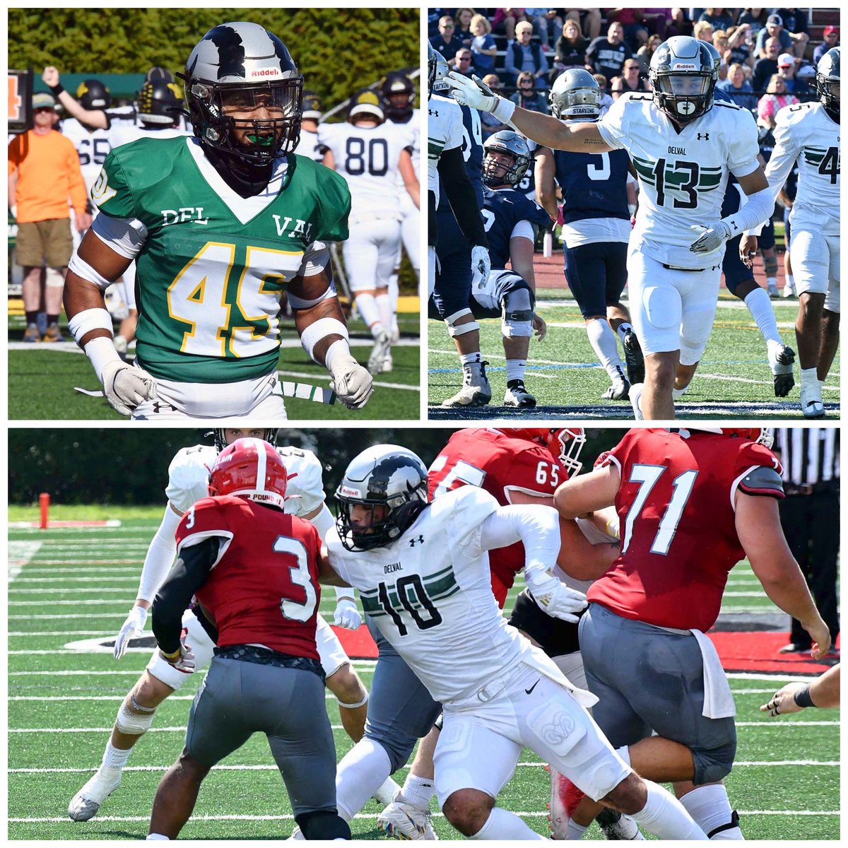 DVUfootball's tweet photo. Good luck to our guys @YAladinov @J_Gaither5 &amp; @tylerfulmore4 who play in the @PodyumBowl tomorrow morning! We know you will represent well as always! #Aggies4Life https://t.co/Kb6aouGizM
