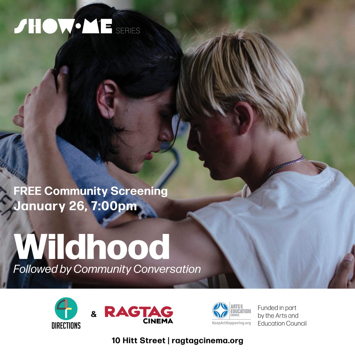 Join us on January 26th at 7pm for a free community screening of the Wildhood at <a href="/RagtagCinema/">Ragtag Cinema</a> as part of the Show Me Series! Be sure to stick around after to discuss the film!
Tickets are FREE. More info: ragtagcinema.org/film/wildhood/