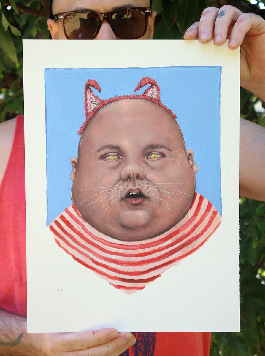 tylertilley's tweet photo. The Return of the CATMAN | half cat half man super villain cute monster mancat
"CATMAN 4"
https://t.co/63jnkPuWtk
#catman #mancat #villain #painting #art #tilley #cats #funny #haha #viral #trending https://t.co/ZYHVPn4SKl