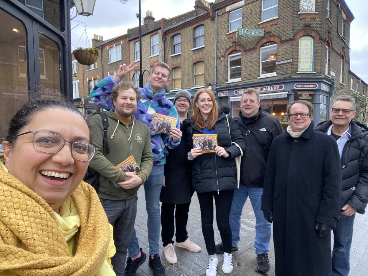 HinaBokhariLD's tweet photo. The #HinaSelfie is back for 2023. And it’s a return visit to #WalthamForest and another great session with @wflds. Lots of conversations about #ProportionalRepresentation at the doors. Some very politically engaged residents. https://t.co/WRQThS8kWh