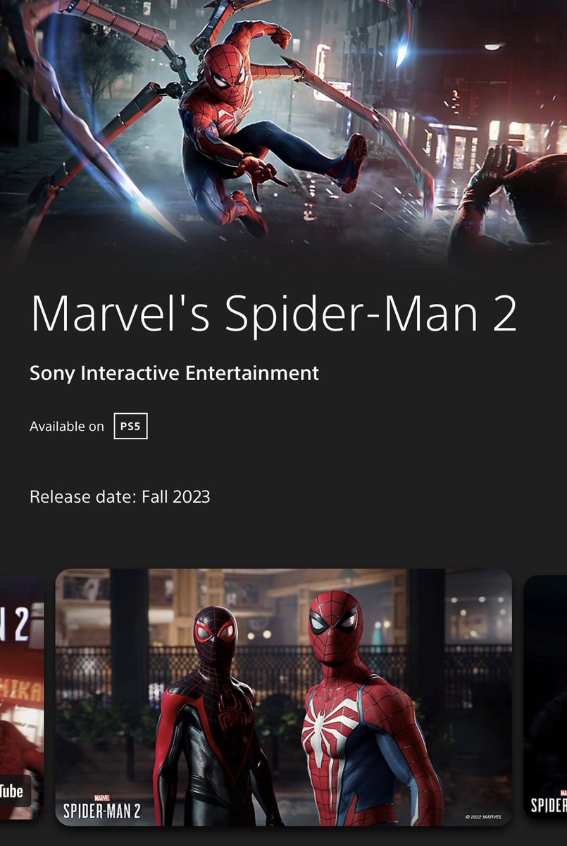 Spiderman 2 On PS5 Release Date In Fall 2023 WITHOUT Delay!! 