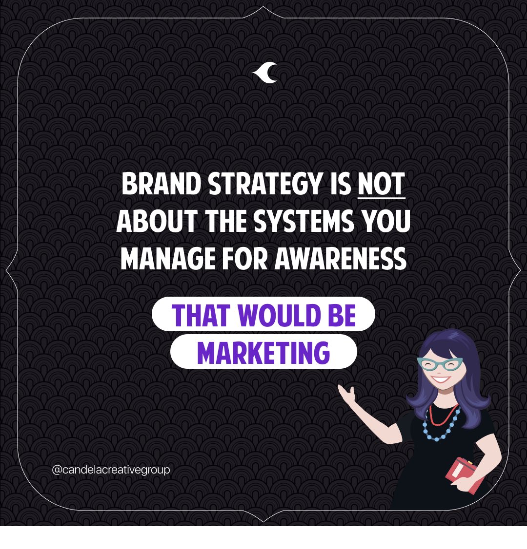 CandelaCreative's tweet photo. Lets help you establish an effective brand strategy!⁠ 🤩
⁠
----⁠
⁠
#brand #contentdevelopment #brandingtips #designstudio #brandingagency #brandinginspiration #brandstrategy #branding101 #designspiration #Ccgweb #orlandobranding #Floridadesigners #lakenona #lakenonadesign https://t.co/j7ha4ouGCn