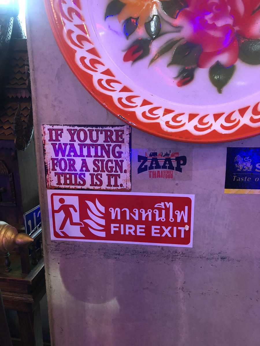 Life lessons at <a href="/ZaapThai/">ZAAP Thai StreetFood</a> today in Nottingham