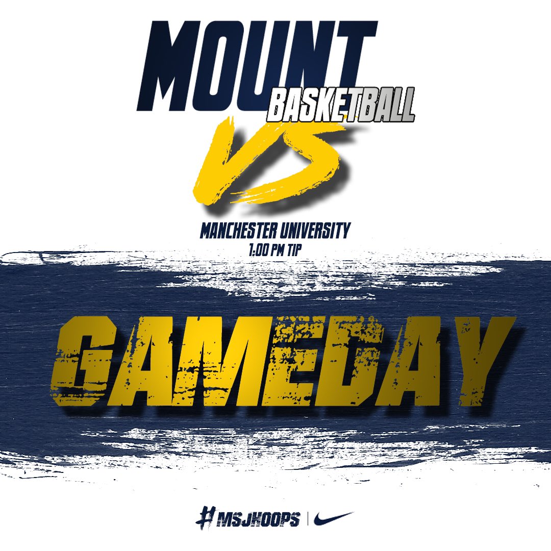 MountBasketball's tweet photo. GAMEDAY‼️
🏀MOUNT vs Manchester
📍Harrington Center
⏰1️⃣:0️⃣0️⃣
📺 https://t.co/RFLysUEHaZ
📊 https://t.co/ipnz9CkGjW
📻 https://t.co/EN4AJ0XQEZ
#MSJHoops https://t.co/l0TWl9uuBY