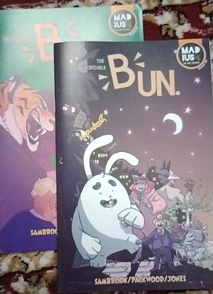 @madiuscomics caught on Bun after thought bubble, can't wait for the final installment.