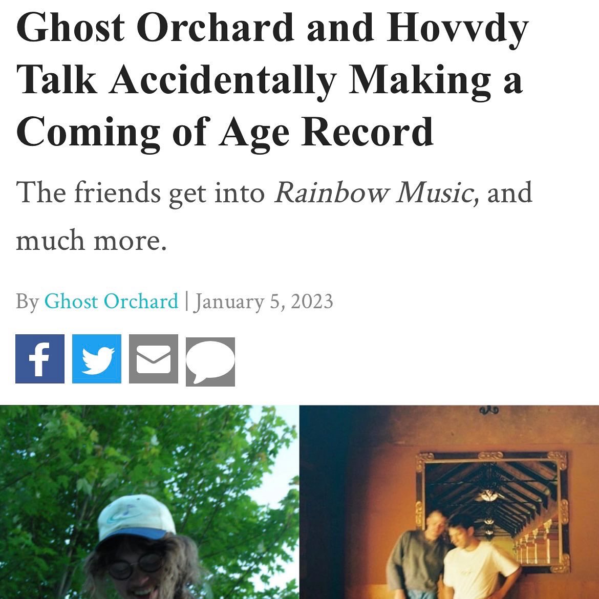 ghostorchard's tweet photo. talking about rainbow music w/ the boys @hovvdy for @Talkhouse 

big love

https://t.co/zPblaPgJ9b https://t.co/7KCtBkopeu