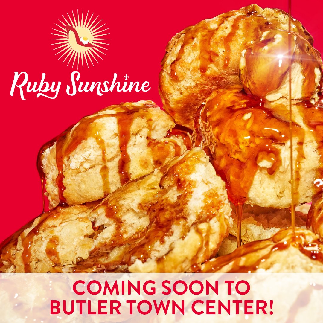 ShopatButler's tweet photo. There's no place like brunch! 🥓🥞
We're excited to announce that @rubysunshinebrunch is coming soon to Butler Town Center!
#shopatbutler #thatbrunchlife #rubyslipper #rubysunshine #brunch #lunch #breakfast #food #yummy #sundaybrunch #comingsoon #gainesville #foodie #eatgnv https://t.co/4A09ySVLZK