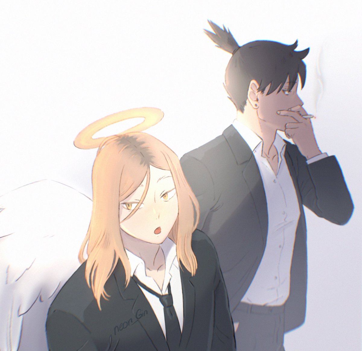 KuroKen X AkiAngel 🔥 
#kuroken #akiangel #Haikyuu #chainsawman