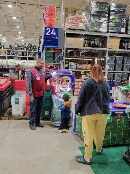 Weekending at Lowe’s at the Trotwood Lowe’s! Having a fun time today getting ready for a great Football Weekend!#WeekendingatLowes <a href="/NestorAndino1/">Nestor Andino</a> <a href="/Jreeder47489571/">Jreeder</a> <a href="/BlueTeam_R21/">Lowe’s Region 21</a>