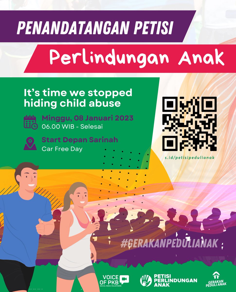 Yuk ikut berpartisipasi.. Penandatanganan Petisi Perlindungan Anak bersama #GerakanPeduliAnak 

#petisiperlindungananak #carfreeday #petisi #perlindungananak