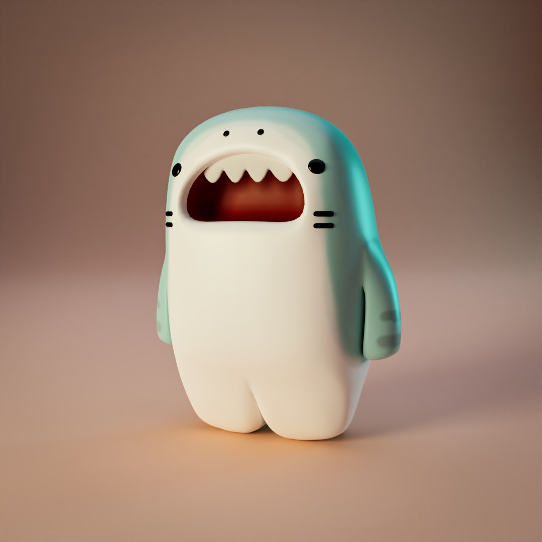 bazarnov3d's tweet photo. tiger shark for my collection🦈
Art in blender🙌
#shark #samezu #samezushark #サメーズ #サメ #イラスト #samez #samezu #samezushark #shark #kawaii #鯊魚哥 #샤메즈 #tigershark #sharkdesign #3d  #sharkcharacter #3dmodel #3dcharacter #nft #nfts #nftart #nftartist #nftdrop #3dartist https://t.co/GPP24Xup9H