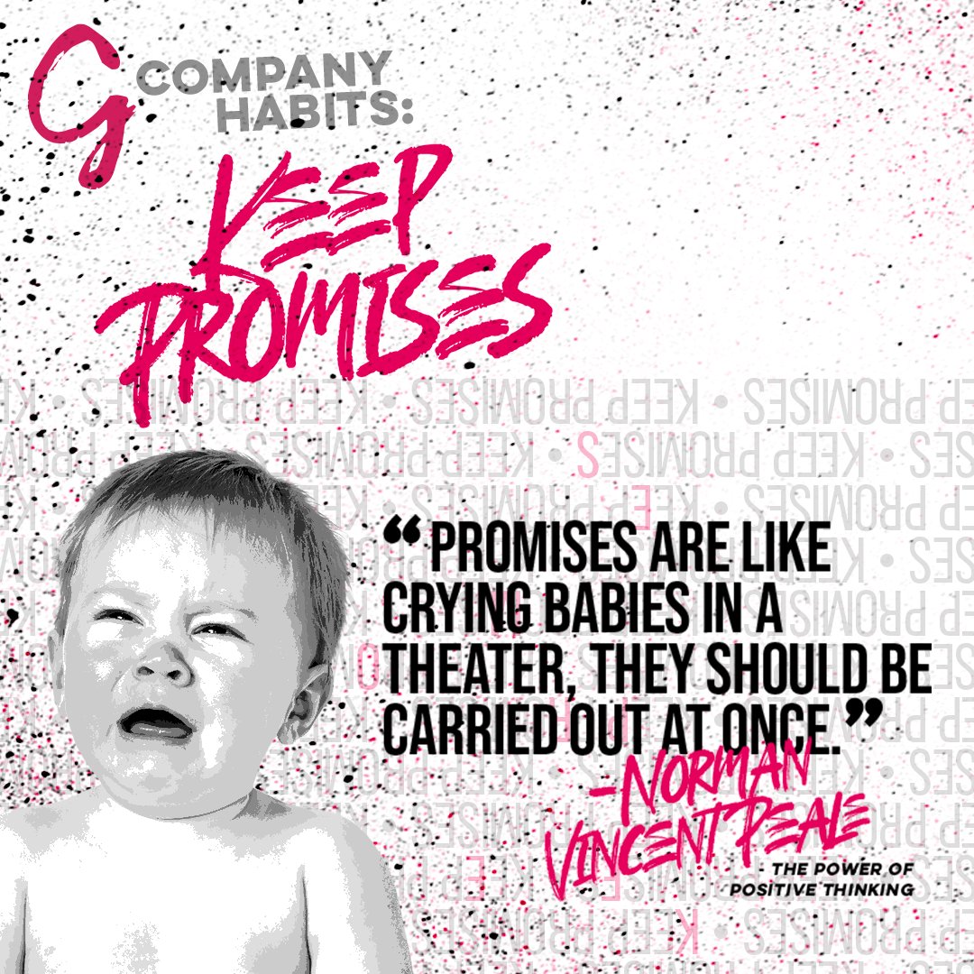 Which habit could be more valuable than "keeping promises"?