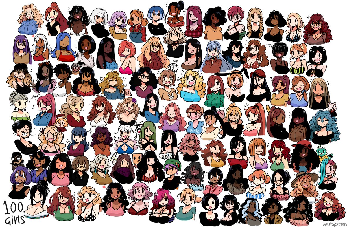Murgoten on Twitter: "RT @murgoten: 100 Girls!"