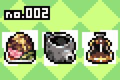 pixerelia's tweet image. 16x16px | rare steak, basic watering can, bottled cola. #pixelart #ドット絵 #pixel_dailies