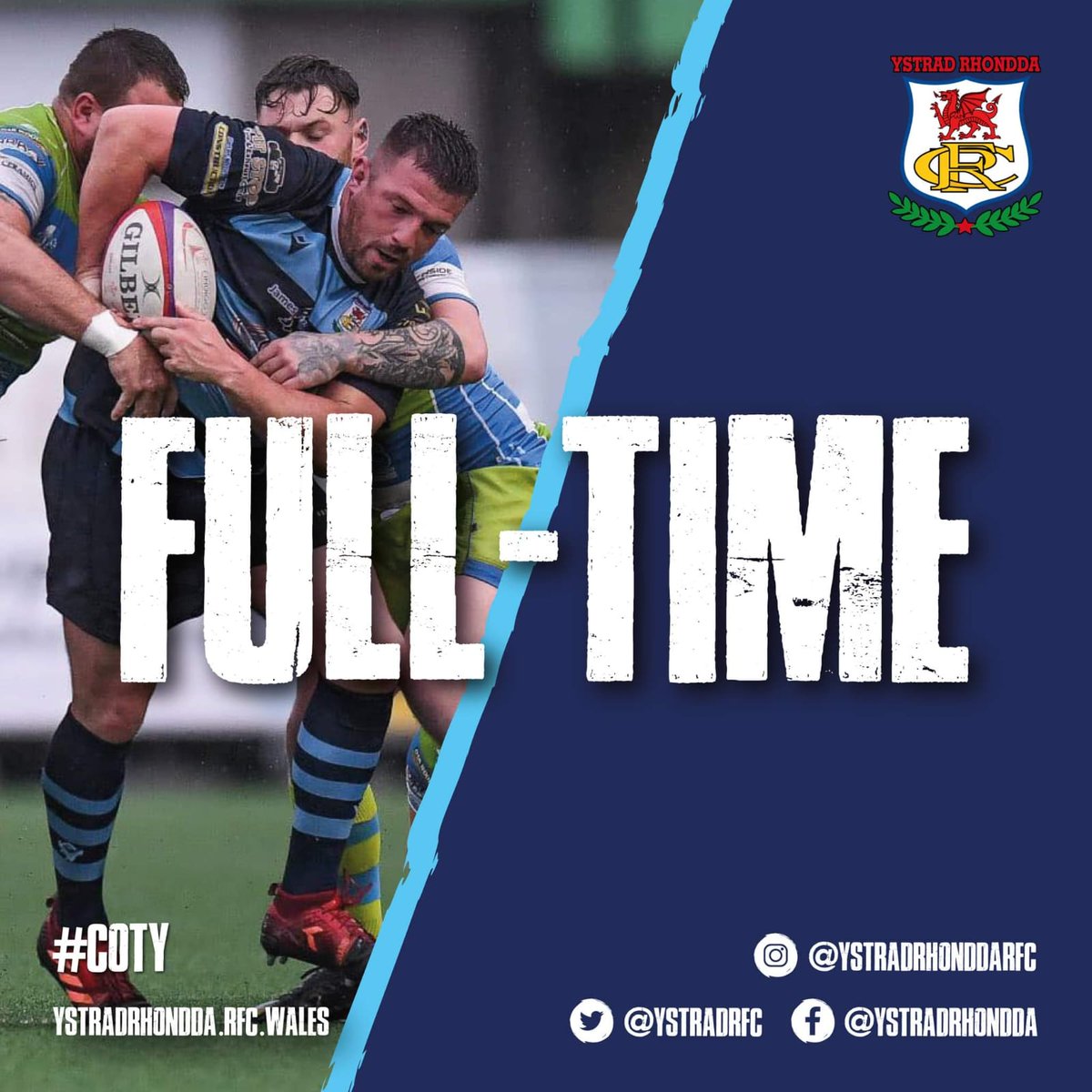 YstradRFC's tweet photo. FT..

@YstradRFC 38 
@bedwasrfc 5

#COTY 💙🏉 https://t.co/zpqai3aUx3