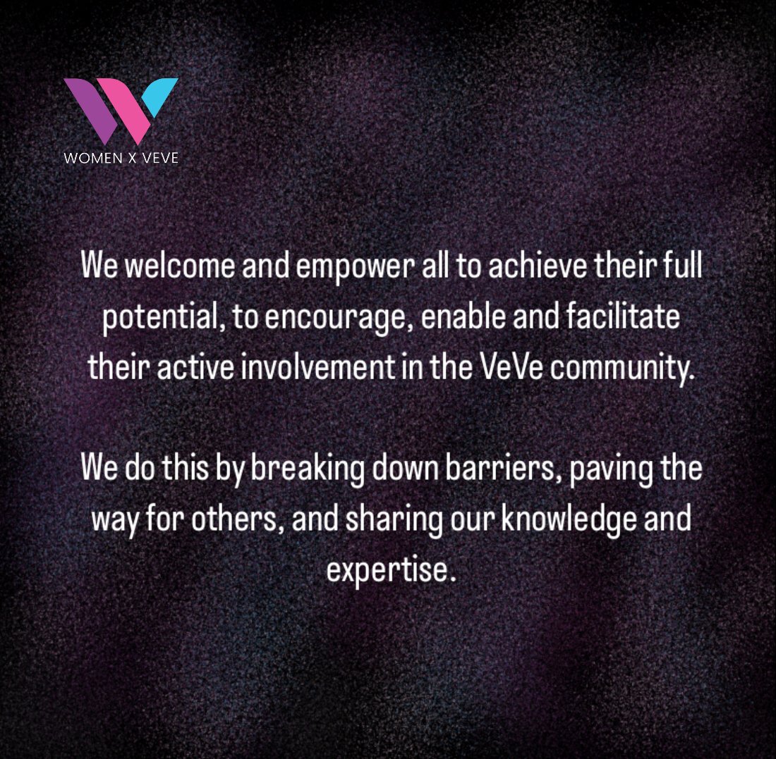 WomenxVeve's tweet image. What does @WomenxVeve stand for?
 
This mission statement is something we have been working on recently which best describes who we are and who we strive to continue to be. 
We are all so excited to continue this mission through 2023 and beyond! 
💜💗💙🖤🤍 
Much love
WxV